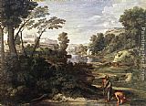 Landscape with Diogenes by Nicolas Poussin